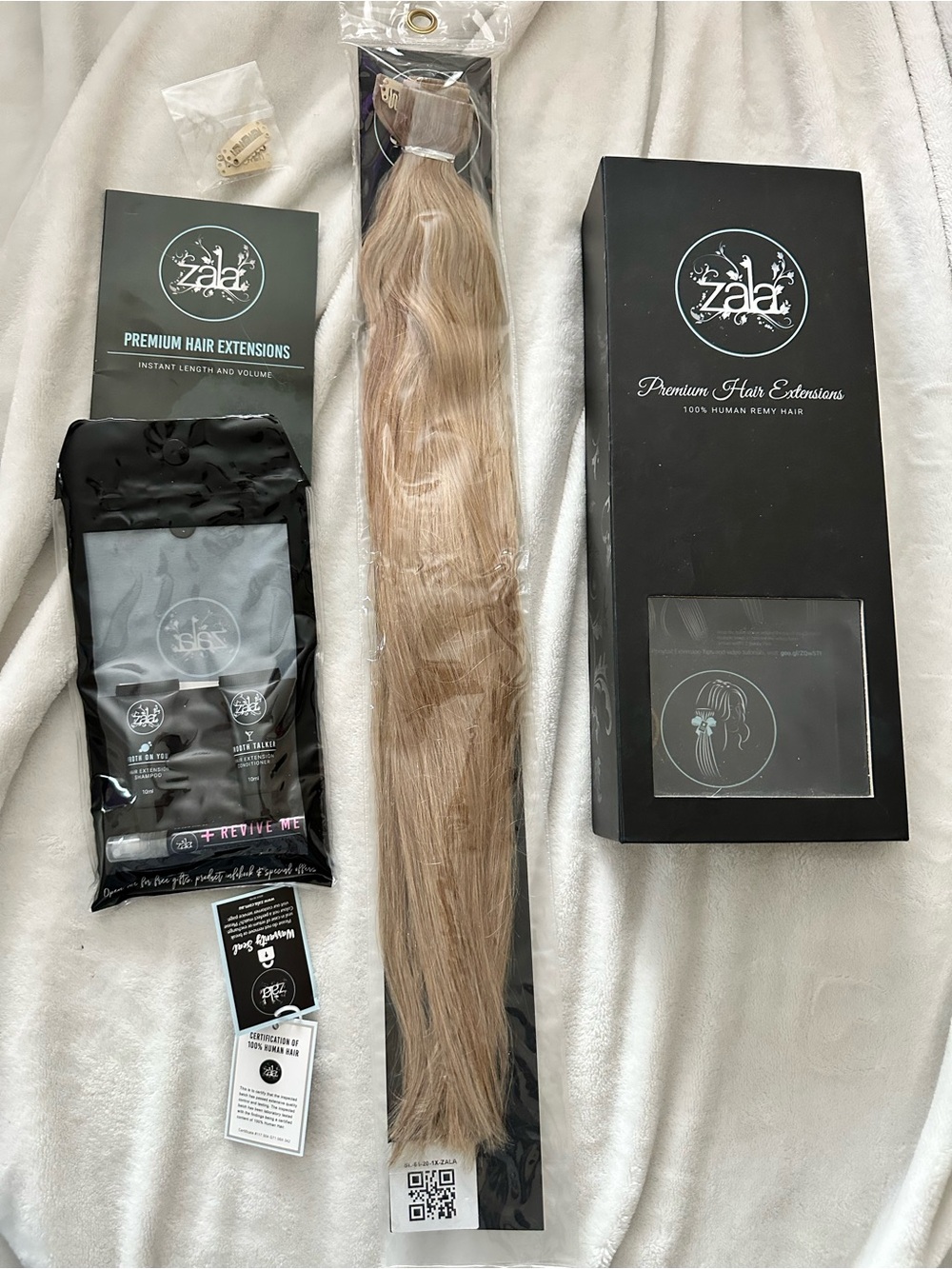 Premium Blonde Hair Extensions – champagne Blonde. Human Remy Hair